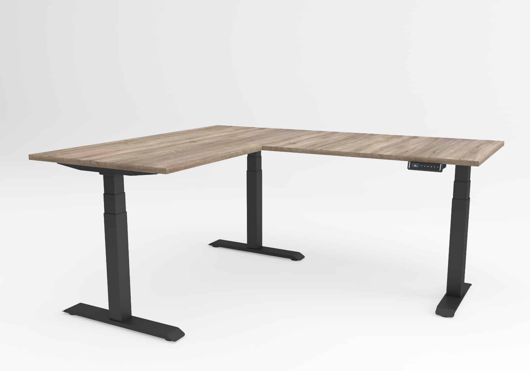 Ergolux Top L stol u crnoj boji.